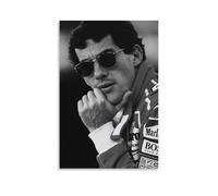 Poster de F1 Ayrton-Senna Formula One Driver (32) Décoration d'intérieur - Art mural à suspendre - 60 x 90 cm