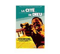 Poster de film 2002 Classique Crime Plot Cidade De Deus Impression sur toile Décoration murale pour salon chambre à coucher Décoration sans cadre 40 x 60 cm