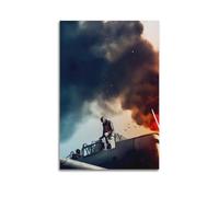 Poster de film Battle of Midway - Impression sur toile - Décoration murale moderne pour chambre à coucher - 50 x 75 cm