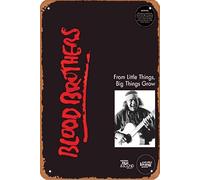 Poster de film Blood Brothers : From Little Things, Big Things Grow Décoration murale rétro en métal 20,3 x 30,5 cm