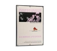 Poster de film Bonnie et Clyde - Décoration murale vintage - Décoration de film classique Warren Beatty Faye Dunaway - Décoration d'intérieur rétro 1967 - Idée cadeau unique - 20,3 x 30,5 cm
