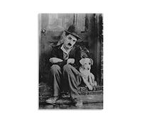 Poster de film classique Charlie Chaplin (5) - Impression sur toile - Décoration d'intérieur moderne - 50 x 75 cm