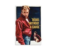Poster de film classique Rebel Without A Cause - Décoration murale moderne - Impression sur toile - 30 x 45 cm