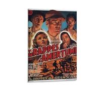 Poster de film classique The Grapes of Wrath (7) - Impression sur toile - Décoration murale moderne - 30 x 45 cm