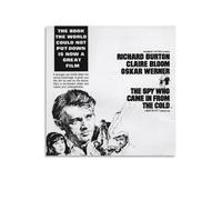 Poster de film classique The Spy Who Came in from The Cold (1) - Art mural sur toile pour salon - 60 x 60 cm