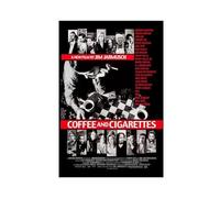 Poster de film Coffee And Cigarettes sur toile pour décoration de chambre à coucher, bureau, chambre, cadeau, sans cadre, 30 x 45 cm