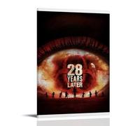 Poster de film d'horreur 28 Years Later Wasteland - Impression sur toile décorative pour salon, chambre à coucher, 60 x 90 cm, style cadre
