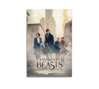 Poster de film Fantastic Beasts And Where to Find Them - Impression sur toile - Décoration murale moderne pour chambre à coucher (60 x 90 cm)