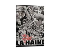 Poster de film La Haine - Décoration de chambre - Affiche artistique pour chambre à coucher, salon - 30 x 45 cm - Style cadre