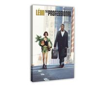 Poster de film Leon The Professional sur toile - Décoration pour chambre à coucher, bureau, chambre, cadeau - 20 x 30 cm