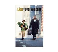Poster de film Leon The Professional sur toile - Décoration pour chambre à coucher, bureau, chambre - Cadeau - Sans cadre - 60 x 90 cm