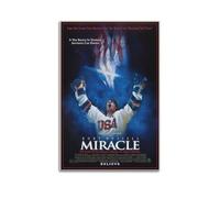 Poster de film Miracle sur glace - Impression sur toile - Décoration murale moderne pour chambre à coucher - 20 x 30 cm