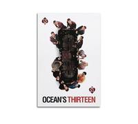 Poster de film Ocean's Thirteen - Peinture sur toile - Impression d'art moderne pour chambre à coucher - 60 x 90 cm