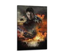 Poster de film Olympus Has Fallen - Peinture sur toile - Impression d'art moderne pour chambre à coucher - 40 x 60 cm