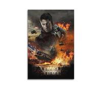 Poster de film Olympus Has Fallen - Peinture sur toile - Impression d'art moderne pour chambre à coucher - 30 x 45 cm