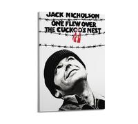 Poster de film One Flew Over The Cuckoo Nest - Impression sur toile murale moderne pour chambre à coucher - 20 x 30 cm