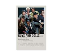 Poster de film rétro Guys And Dolls (3) - Décoration de chambre à coucher, bureau, cadeau - 50 x 75 cm