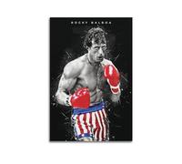 Poster de film Rocky Balboa - Décoration murale - Affiche d'intérieur - Décoration d'intérieur - Décoration de bar et de restaurant - Affiche esthétique - Affiche de salon - 50 x 75 cm - Style sans