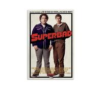 Poster de film Super Bad décoratif sur toile - Impression d'art moderne pour chambre à coucher - 60 x 90 cm