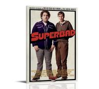 Poster de film Super Bad décoratif sur toile - Impression d'art moderne pour chambre à coucher - 60 x 90 cm