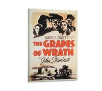 Poster de film The Grapes of Wrath - Impression sur toile moderne - 50 x 75 cm