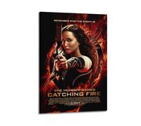 Poster de film The Hunger Games 2 Catching Fire - Impression sur toile - Décoration murale moderne pour chambre à coucher - 20 x 30 cm