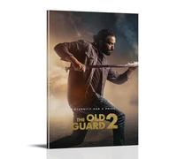 Poster de film The Old Guard Action Adventure - Impression sur toile esthétique - Peinture décorative pour salon, chambre à coucher - 30 x 45 cm - Style cadre