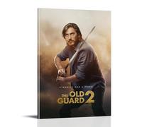 Poster de film The Old Guard Action Adventure - Impression sur toile esthétique - Peinture décorative pour salon, chambre à coucher - 60 x 90 cm - Style cadre