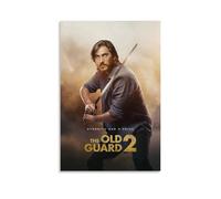 Poster de film The Old Guard Action Adventure - Impression sur toile esthétique - Peinture décorative pour salon, chambre à coucher - 30 x 45 cm - Sans cadre