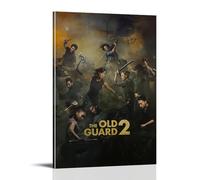 Poster de film The Old Guard Action Adventure - Impression sur toile esthétique - Peinture décorative pour salon, chambre à coucher - 30 x 45 cm - Style cadre