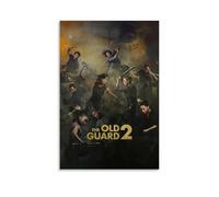 Poster de film The Old Guard Action Adventure - Impression sur toile esthétique - Peinture décorative pour salon, chambre à coucher - 30 x 45 cm - Sans cadre