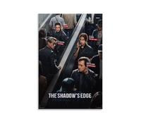 Poster de film The Shadow's Edg Jackie Chan Action Crime Thriller - Impression sur toile décorative pour salon, chambre à coucher, 50 x 75 cm - Sans cadre