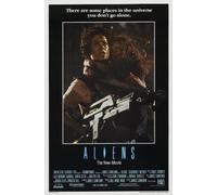 Poster de film vintage classique des années 80 (Aliens, A4)