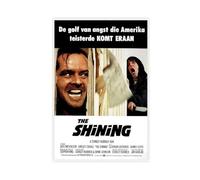 Poster de film vintage The Shining Iconic - Décoration murale pour salon, chambre à coucher - 50 x 75 cm