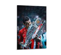 Poster de football Cristiano Ronaldo (32) - Impression sur toile - Art mural - Décoration d'intérieur moderne - 20 x 30 cm