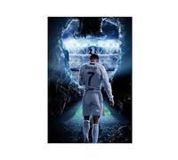 Poster de footballeur CR7 Cristiano Ronaldo Athletic Star Poster décoratif sur toile Décoration murale pour salon, chambre à coucher, style athlétique, 50 x 75 cm