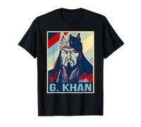 Poster de Genghis Khan Mongol Empereur T-Shirt