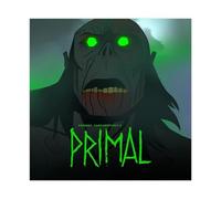 Poster de Genndy Tartakovsky's Primal Cool 1 sur toile - Décoration pour chambre à coucher, bureau, chambre à coucher, cadeau - 70 x 70 cm