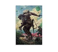 Poster de guerre du Vietnam Never Give Up Comrades In Arms - Impression sur toile - Décoration murale moderne pour chambre à coucher - 30 x 45 cm