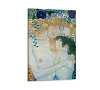 Poster de Gustav Klimt The Three Ages of Woman (2) - Art mural décoratif pour chambre à coucher - 30 x 45 cm