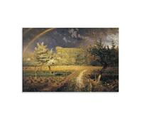 Poster de Jean-François Millet sur toile - Impression sur toile - Décoration d'intérieur moderne - 60 x 90 cm