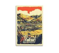Poster de jeu Fallout 4 - Impression sur toile - Décoration murale moderne pour chambre à coucher - 20 x 30 cm
