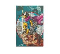 Poster de jeu vidéo Dragon Quest III The Legend Begins - Impression sur toile - Décoration murale moderne pour chambre à coucher - 20 x 30 cm