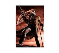 Poster de jeu vidéo Fallout New Vegas Stalwart - Cadeau vintage - Décoration de chambre de garçon - 1 toile - Décoration murale pour salon, chambre à coucher - 40,6 x 61 cm
