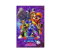 Poster de jeu vidéo Mega Man - Impression sur toile - Impression d'art moderne pour chambre à coucher - 60 x 90 cm