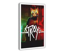 Poster de jeu vidéo Stray - Affiche Murale - Décoration Murale - 5 toiles - Pour salon et chambre à coucher - Style cadre - 20 x 30 cm - FABIVA