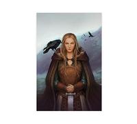 Poster de la déesse Freyja - Déesse Freya - Art rétro (19) - Décoration murale - Pour salon, chambre à coucher - Style sans cadre - 30 x 45 cm