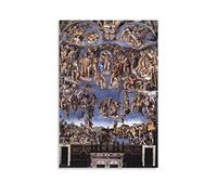 Poster de la Renaissance italienne Michelangelo Le dernier jugement - Art mural - Décoration d'intérieur - 30 x 45 cm