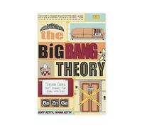 Poster de la série télévisée The Big Bang Theory de style comédie classique (20) - Décoration murale pour salon, chambre à coucher - Style sans cadre - 30 x 45 cm