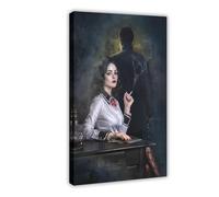 Poster de la série TV Elsbeth sur toile - Décoration murale pour salon, chambre à coucher - 50 x 75 cm